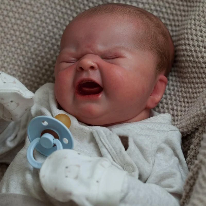 

48 см кукла реборн MARIA, реалистичная, ручная роспись, 3D тон кожи, видимые вены, игрушка для новорожденных, подарок для девочек