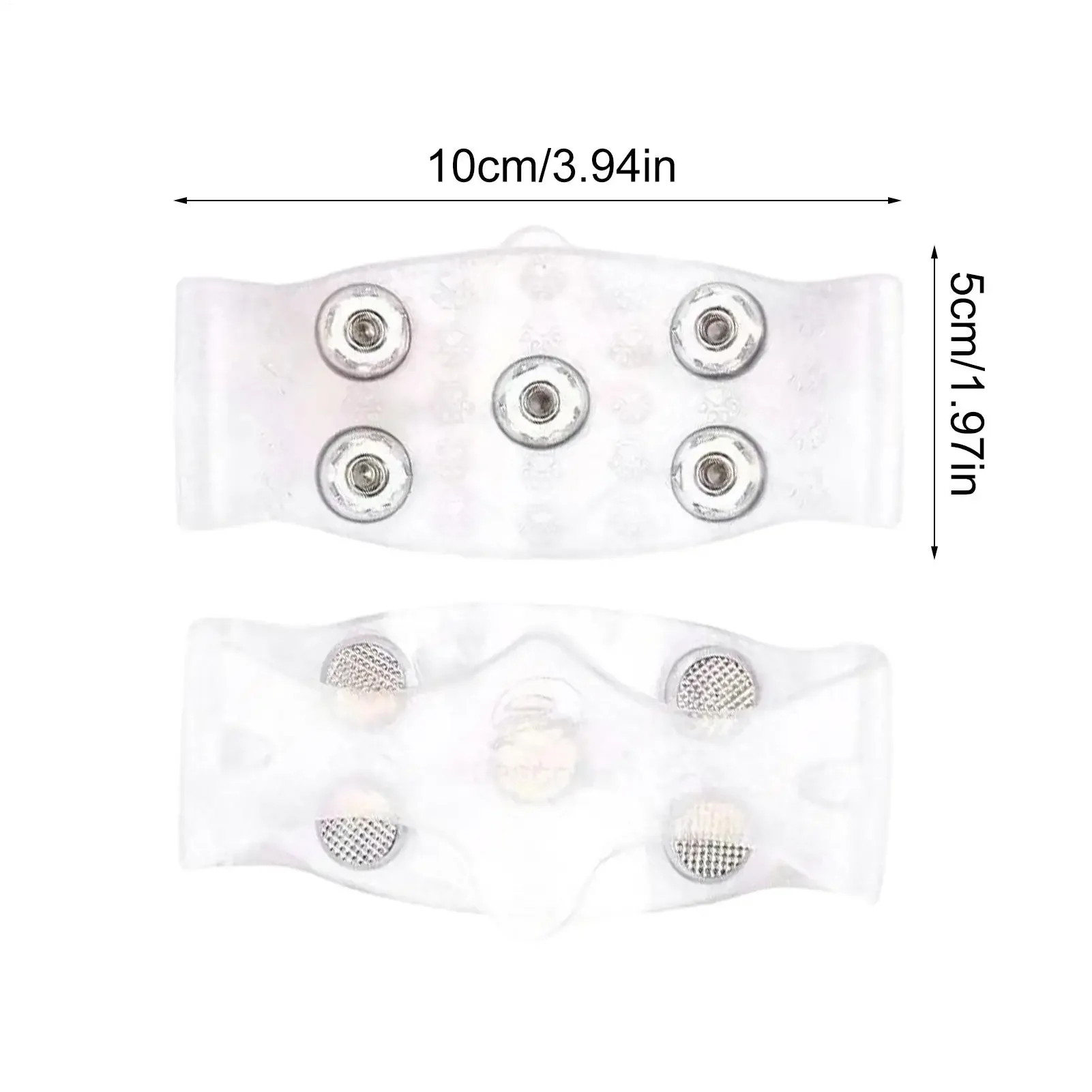 مرابط الجليد الأشرطة تسلق الجبال 5-المسامير الأشرطة الجليد المرابط الجر الثلوج السيطرة المضادة للانزلاق للمشي الصيد المشي