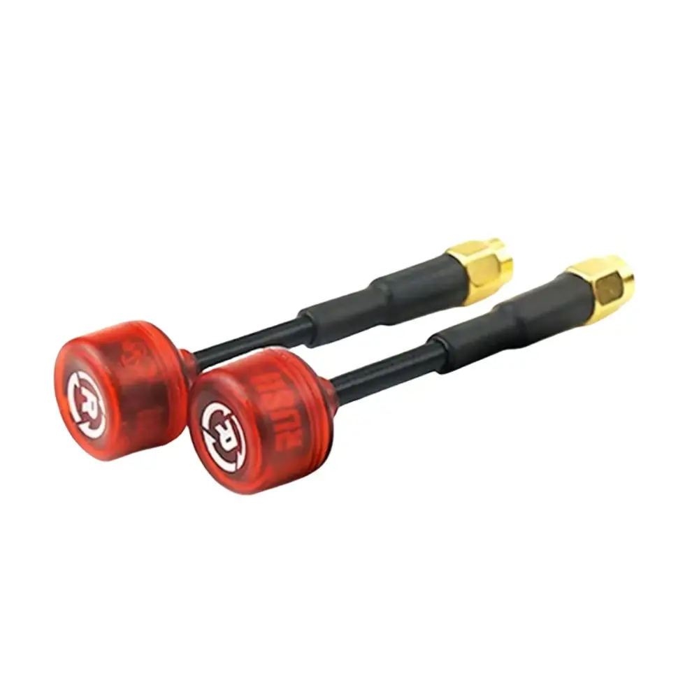 Rush Cherry FPV 5.8G Antenna SMA MMCX UFL Long Range Antenna Connector Adapter Easy to Install Red RC Drone Parts