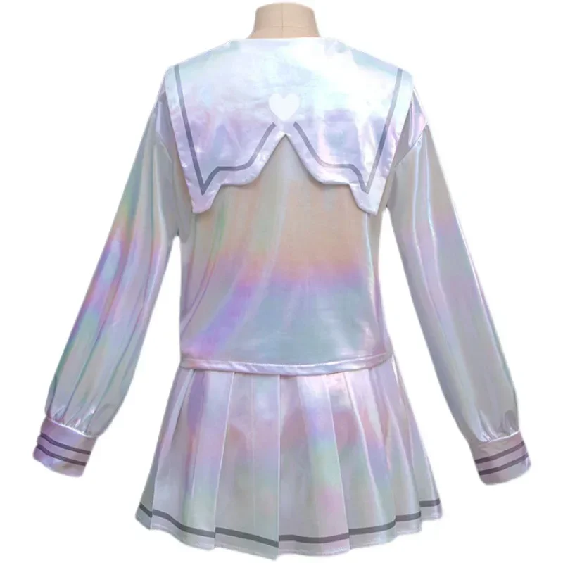 SN55Game NEEDY GIRL OVERDOSE KAngel Cosplay Costume Lolita Girls Sailor Suit Uniform Dress Halloween Carnival Anime School $5Q@1