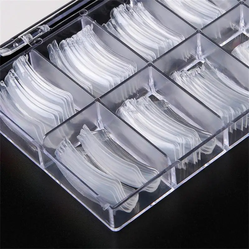 Dual Forms Tips Quick Building Gel Mold Nail System Full Cover Tips Nail Extension Forms Top Molds For Build Form