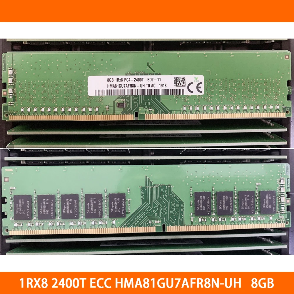 1 шт. ОЗУ 8 ГБ 1RX8 2400T ECC Память HMA81GU7AFR8N-UH Высокое качество