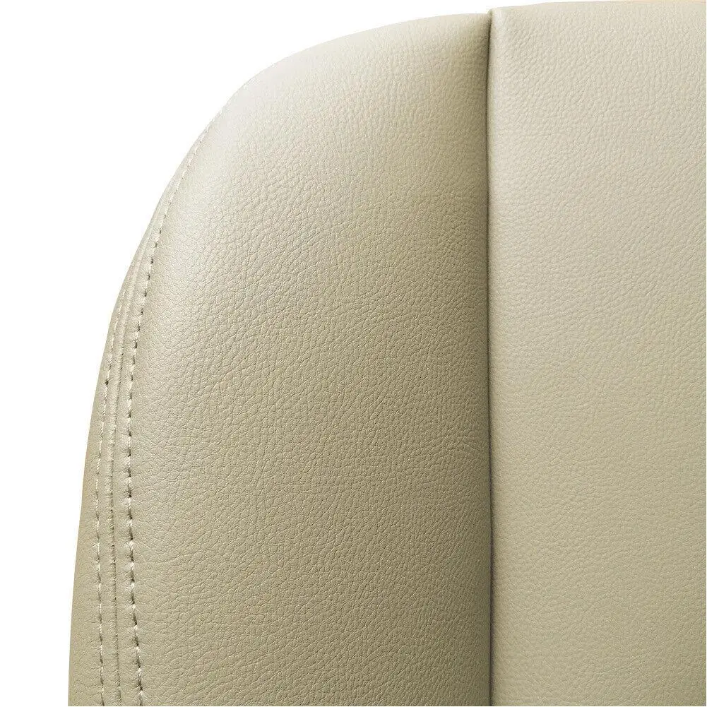 

Car Driver Bottom Seat Cover Fit for Toyota Tundra Sequoia 2000 2001 2002 2003 2004 Beige PU Leather