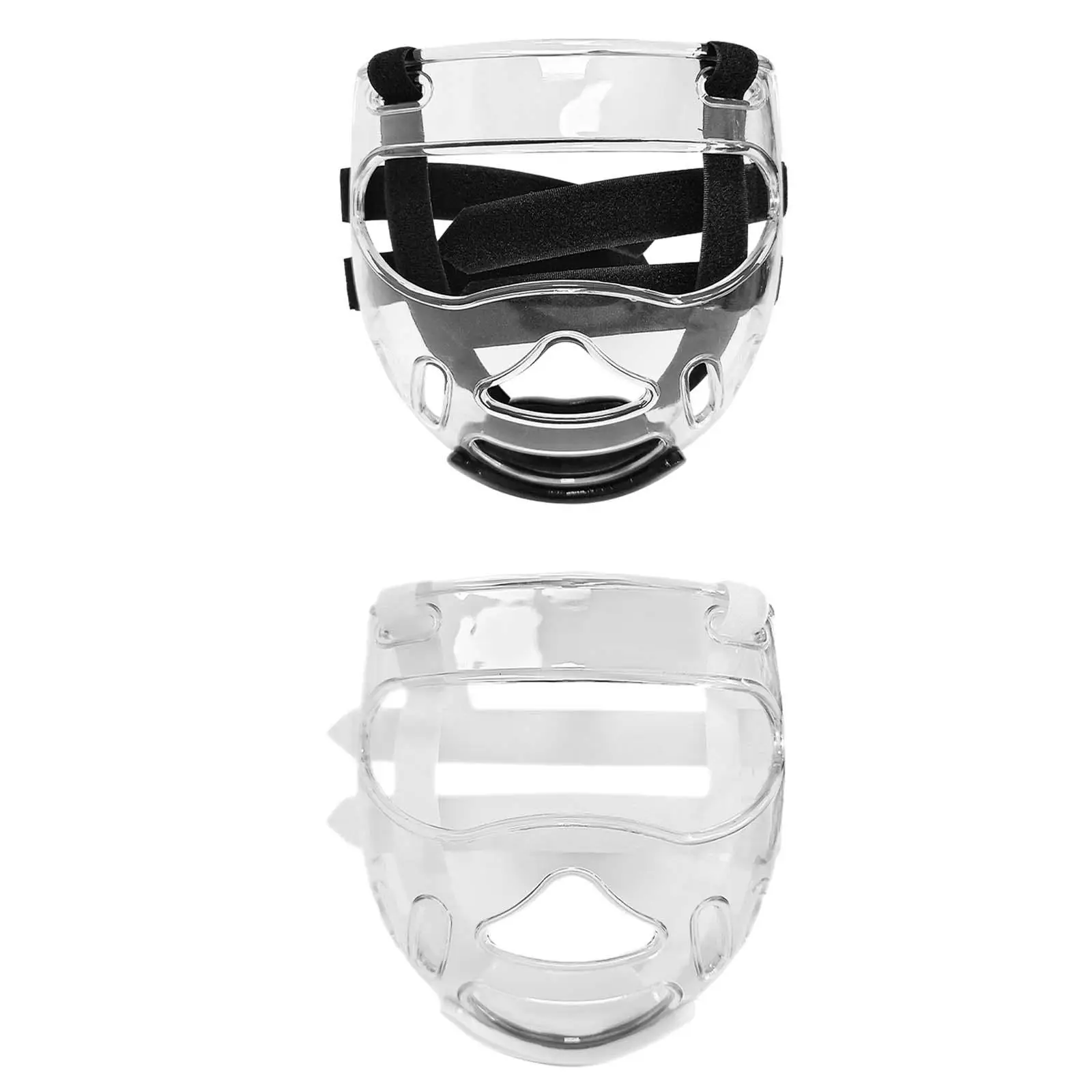 Taekwondo Mask Taekwondo Face Shield Boxing Headgear Head Cover Face Guard for Grappling, Karate, Fighting, Sports