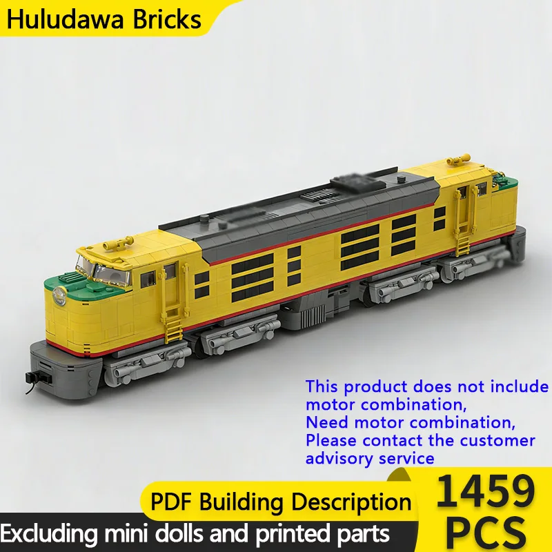 

Конструктор City Car Model MOC: Электровоз GTEL-50, модульная технология, детский праздничный подарок, набор для сборки игрушек