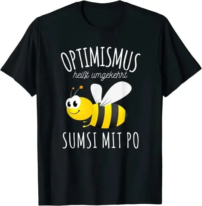 Funny Beekeeper Bees Optimism T Shirt SweaT Honey Bee Humor Po for All Sizes XS 5XL