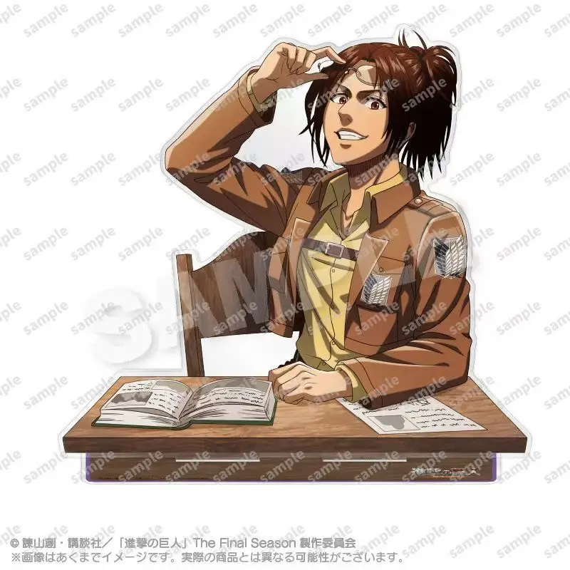 Attacking Giants Levi Figurine Acrylic Stand Hange Acrylic Ornaments Collectible Erwin Cosplay Prop Eren Cute Accessory Toys view 5