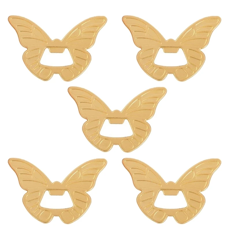 5 Pcs Butterfly- Bottle Opener Wedding Birthday Gift for Guests Bridal Shower Drop shipping