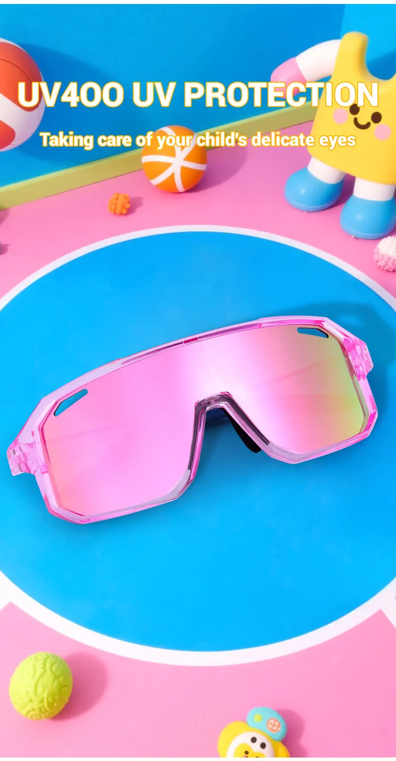 SCVCN Fahrradbrille für Teenager von 8–15 Jahren, für Jungen und Mädchen, Outdoor-Sport, Laufen, Sonnenbrille, MTB, Camping, Fahrrad, UV400-Brille – Detail 5
