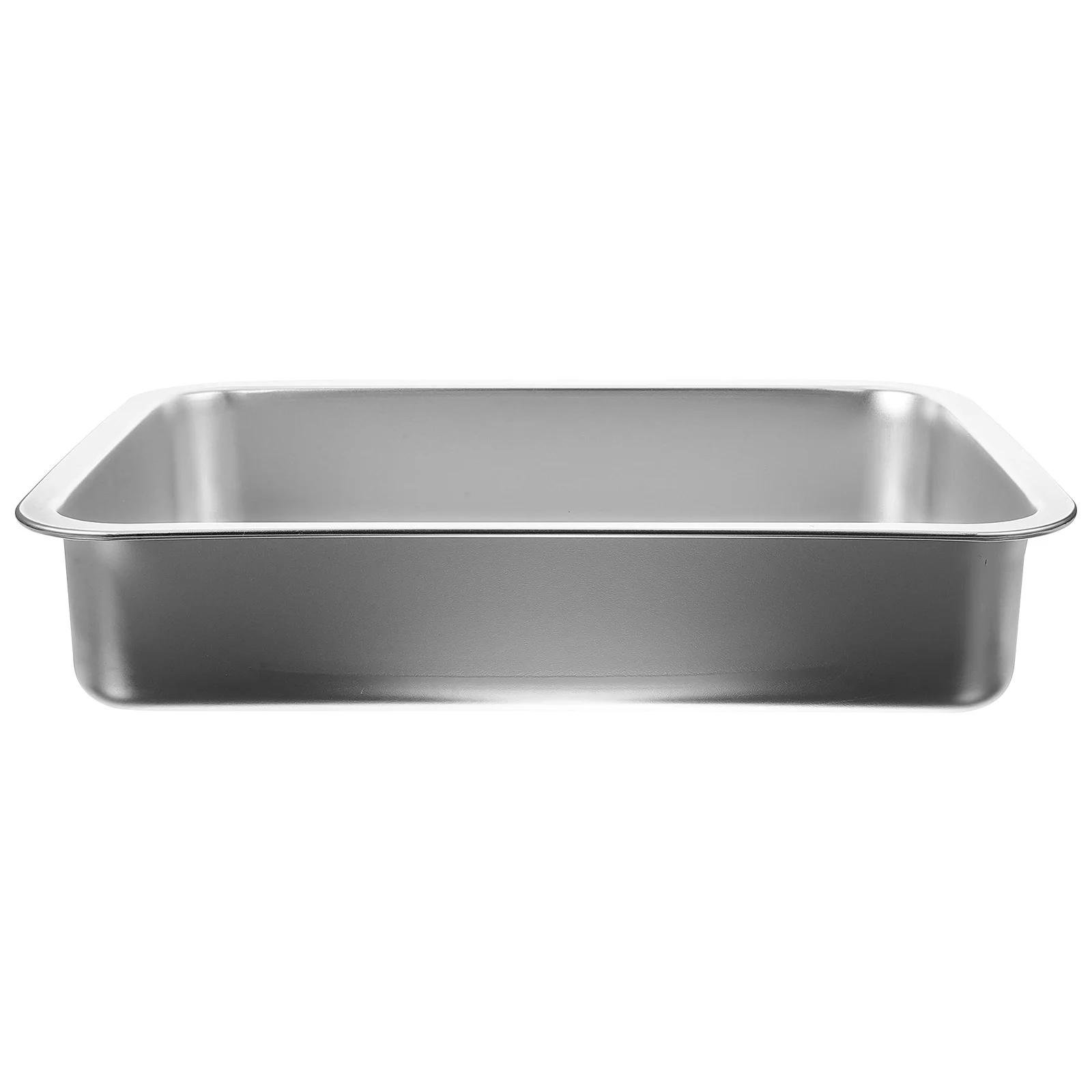 

Stainless Steel Cat Litter Box Decorative Boxes for Cats Kitten Metal Large Tray Open Type Toilet Household Rabbit Shallow