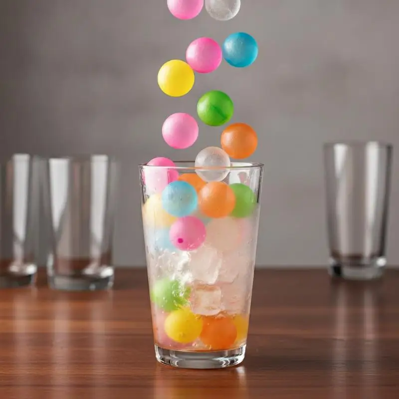 Food Grade Plastic Ice Cubes Quick Freeze 8/24PCS Multiple Shapes for Summer Cocktail Beverage Bar Restaurant Supplies