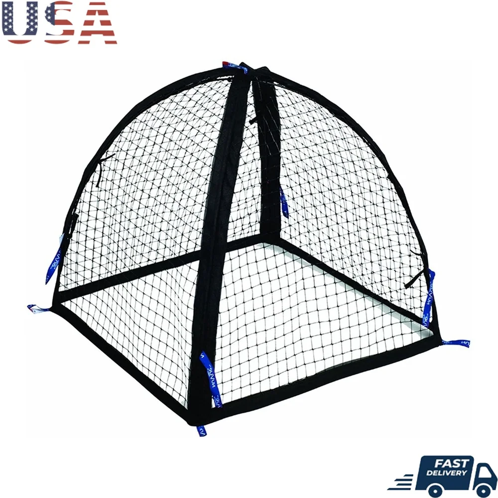 

25 Inch Mesh Net Pop Open Garden Tent Cover Pet Animal Protection Lightweight Durable Insect Shield with Stakes Ideal Vegetables