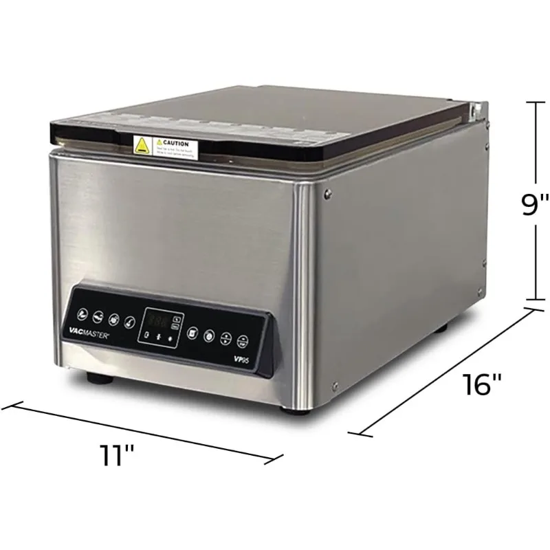 VP95 Chamber Vacuum Sealer with Industrial Oil Pump. Great for Portioning, Meal Prep, Restaurants, Catering, Food Trucks