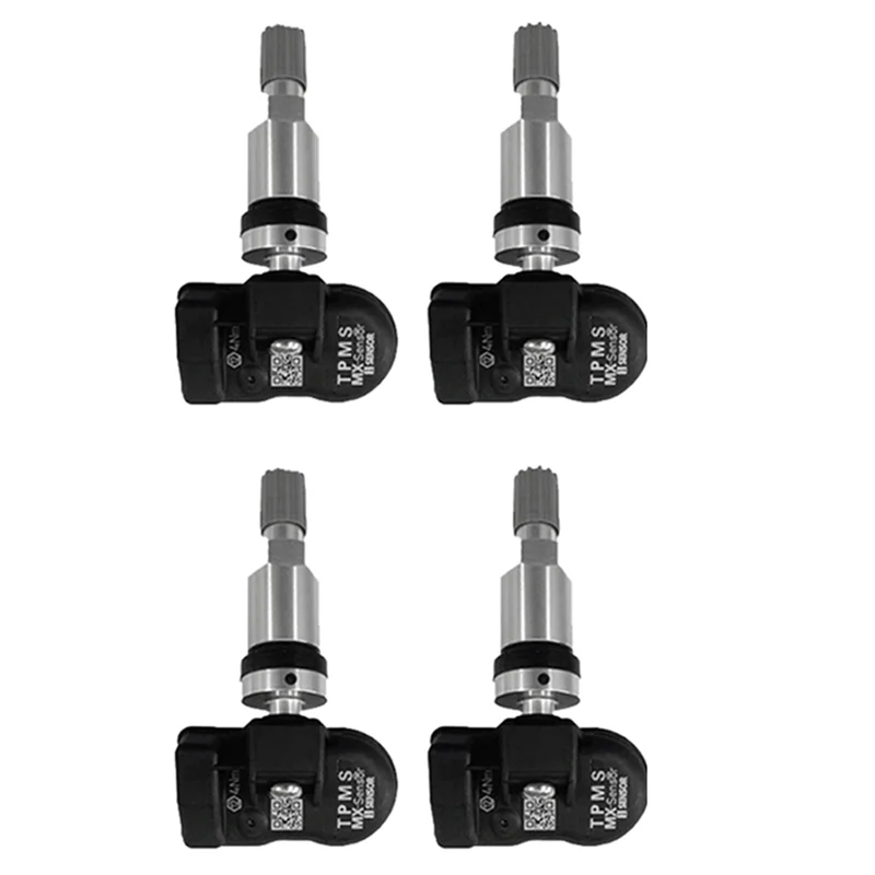 4Pcs Programming MX Sensor TPMS Tire Pressure Monitor Sensor 315MHZ 433MHZ Universal 2 in 1 Repair Tool for-Autel Silver - view 5