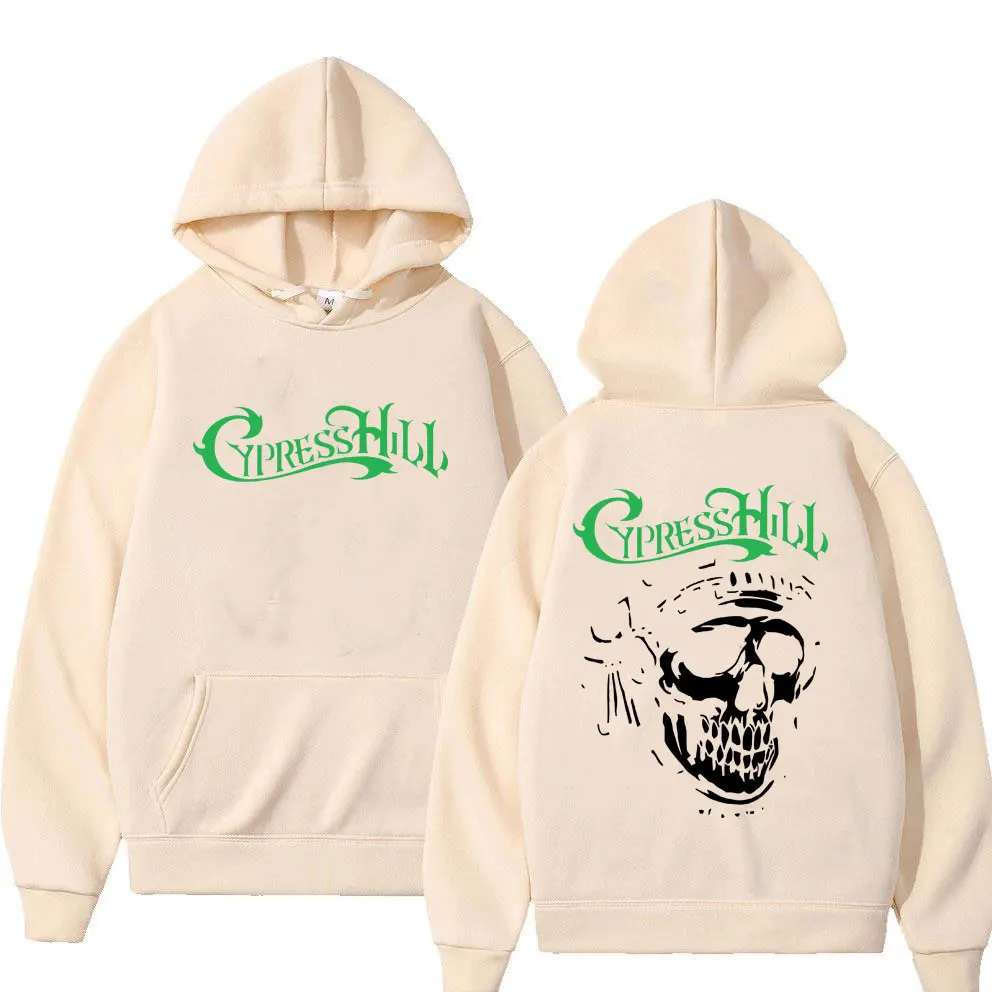 Rapper Cypress Hill Skeleton Print Hoodie Male Vintage Oversized Streetwear Men Women Clothing Fashion Hip Hop Oversized Hoodies