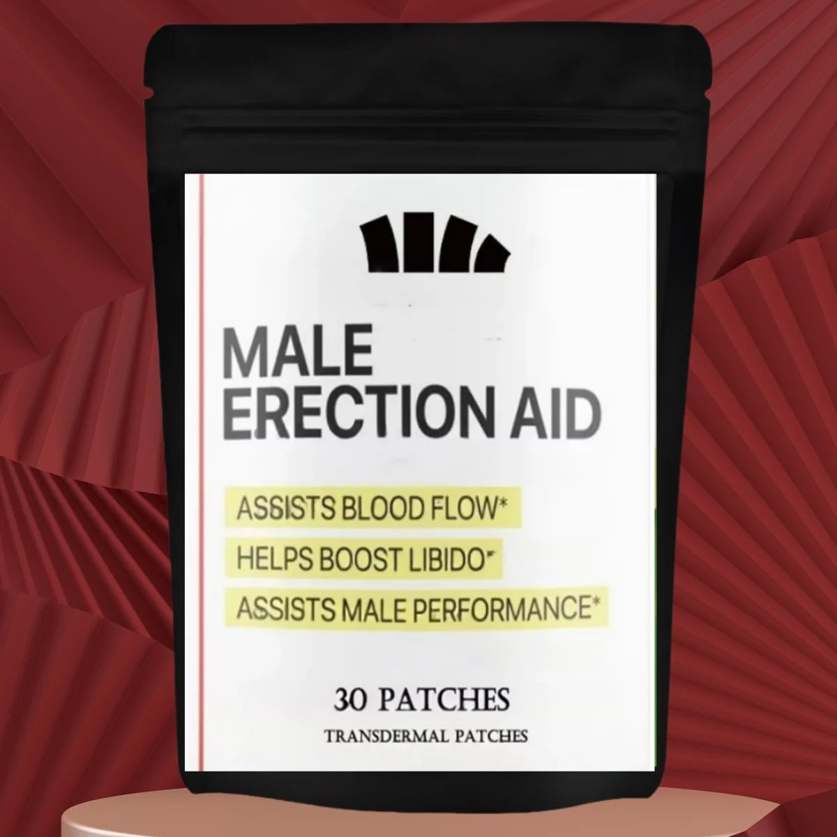 30 patchs Patch d'amélioration d'aide aux performances masculines-patch transdérmiques rehausseurs haute puissance d'entraînement et d'endurance