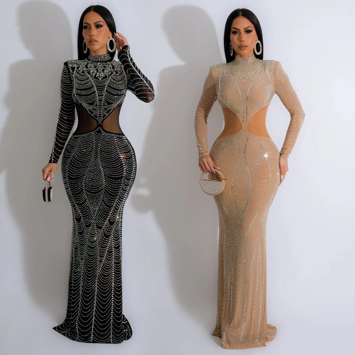 

customized Women's adult belly dance fashionable outfit with sexy mesh sparkling diamond sequin dress exotic dancewear skirts