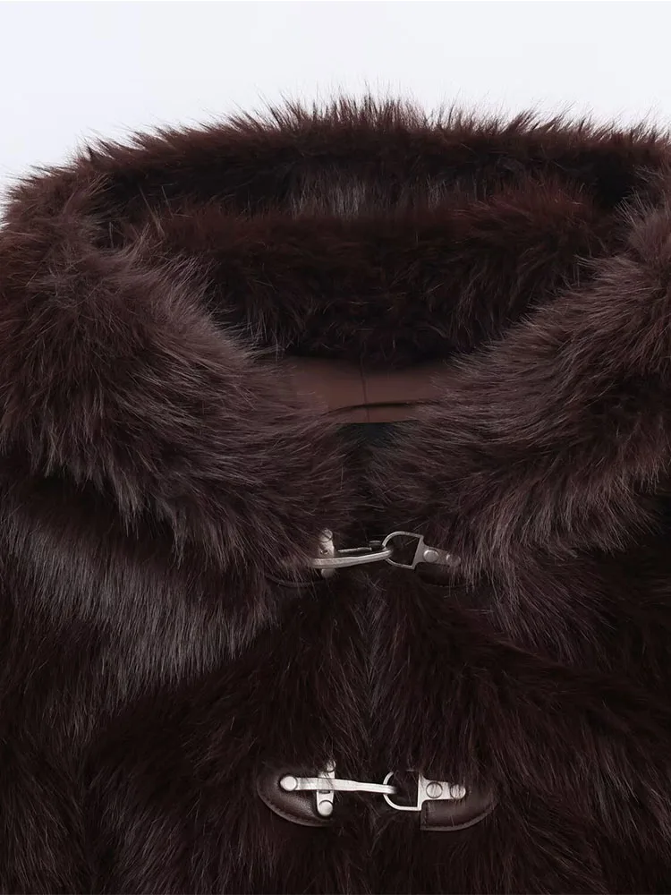 HH Winter Nieuwe Mode Dames Losse Chique Jassen Effen Capuchon Lange Mouwen Single Breasted Vrouwelijke Casual Warme Korte Jassen