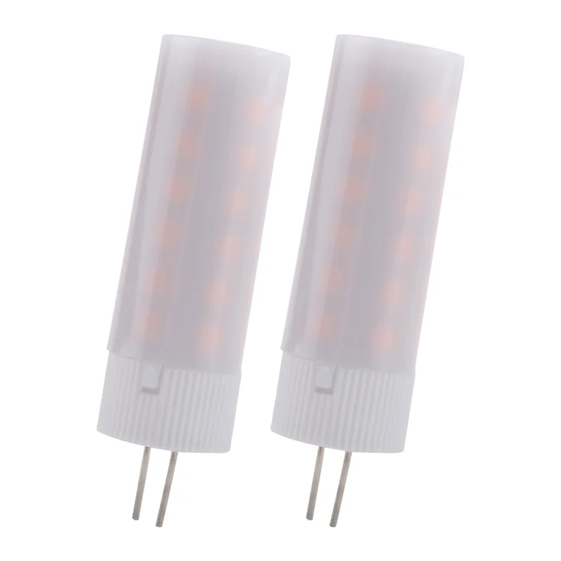 

A76K 2Pcs 3W 230 Lm G4 LED Corn Lights 36 Leds SMD 2835 Flame Effect Warm White DC 12V ( Warm White, DC12V)