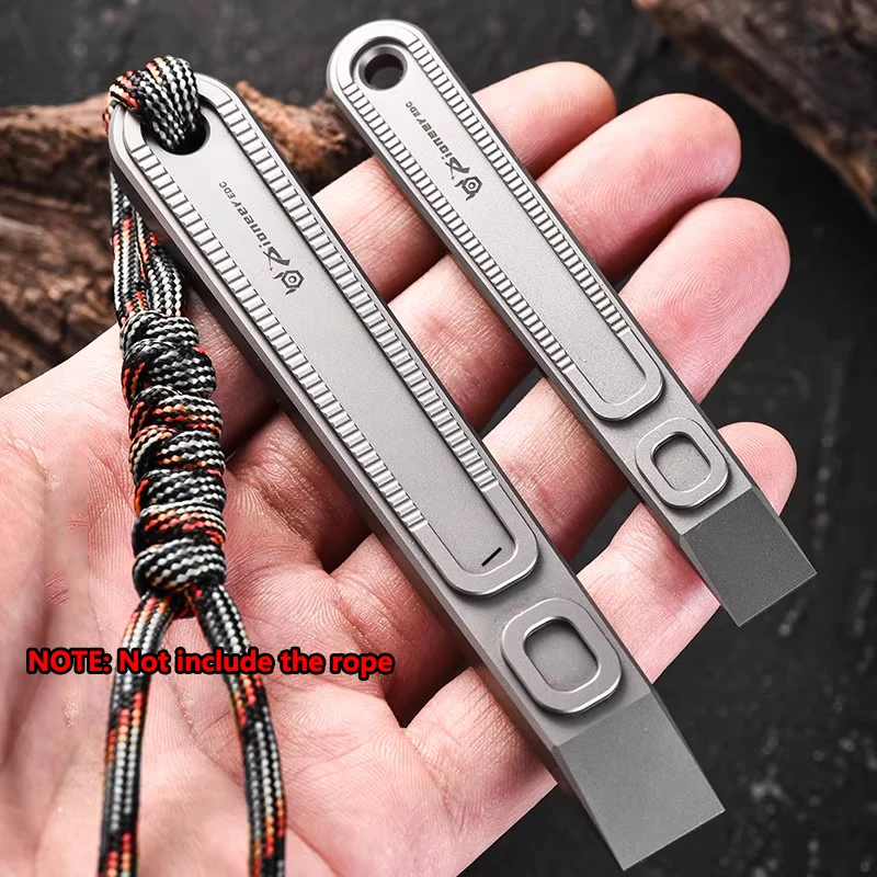 

Открытый портативный EDC монтировка из титанового сплава Велоспорт Альпинизм EDC Инструмент самообороны