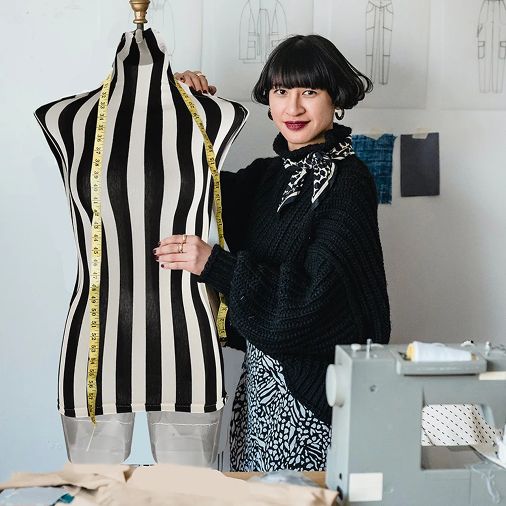 

2Pcs Mannequin Cloth Cover Cotton Fabric Dress Form Accessory Non-Fade Smooth Touch Jewelry Display Decorative