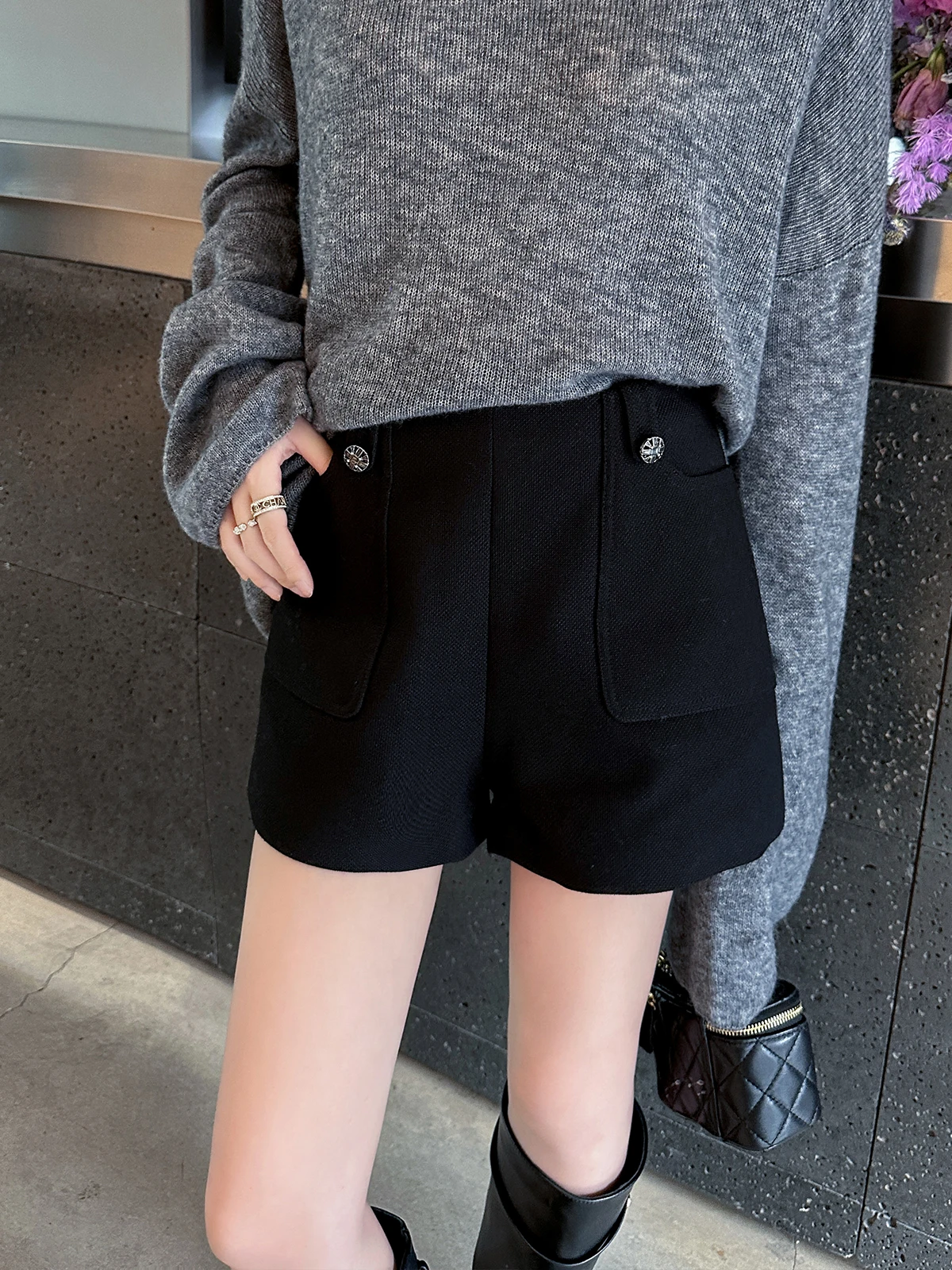 Bla-pantalones adelgazantes de cintura alta para mujer, corte en A, novedad de verano, ropa Personal para exteriores, pantalones de bota para ir al trabajo