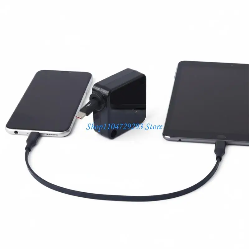 Y2GD Adjustable Length Type C Cable from 24cm to 79cm 100W Fast for Devices
