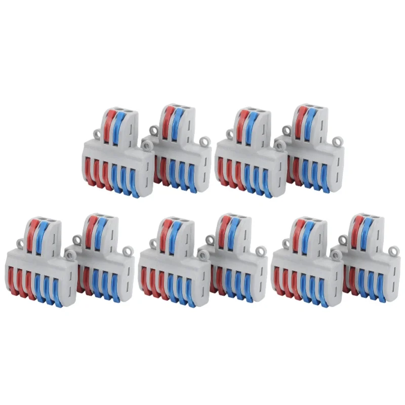 10Pcs Compact Wire Connectors Lever Nut Terminal Block SPL Quick Connect EquipmentSPL-62