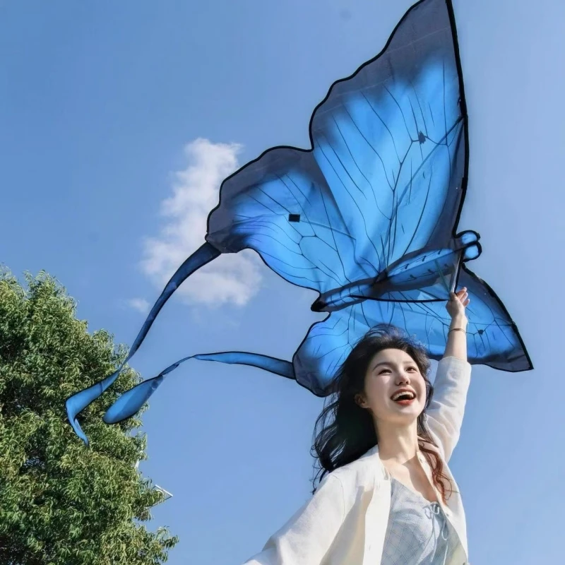 Colorful butterfly kites flying Outdoor toys sports animal kite professional kite wind kites sting line dragon kites factory
