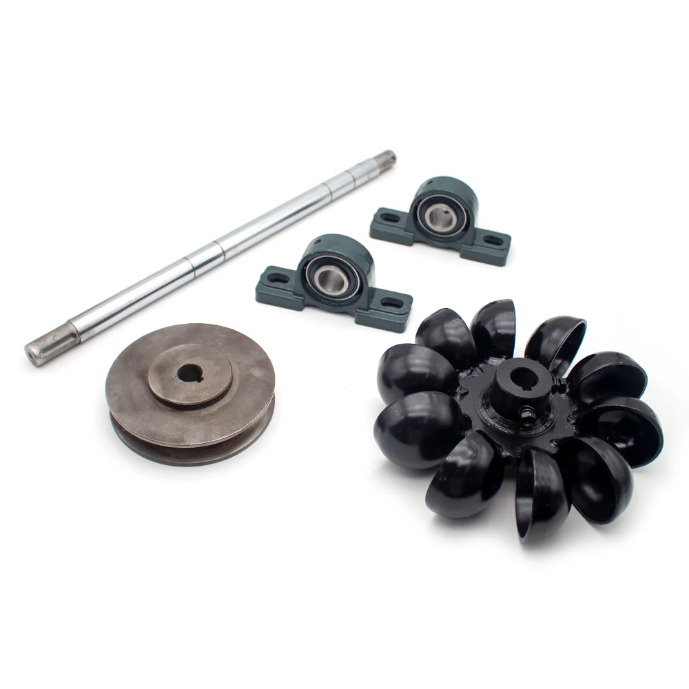 

Low-Speed Hydraulic Turbine Generator Blades, Oblique-Impact Type with Bearing Housing