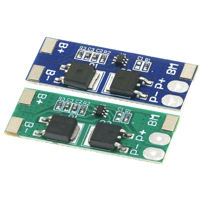 لوحة حماية بطارية الليثيوم ، سلسلة 2 ، 7.4 فولت ، 8 أمبير ، 15 أمبير ، حد التيار/التفريغ الزائد ، وصف T