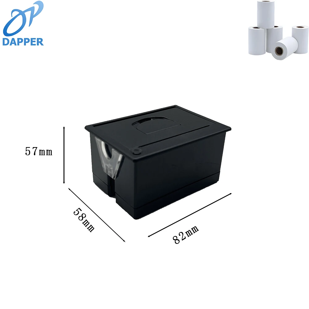 58mm Panel Printer Module Embedded Thermal Receipt Printer with USB+RS232 Small Bill Printing Machine for Built-in Counter