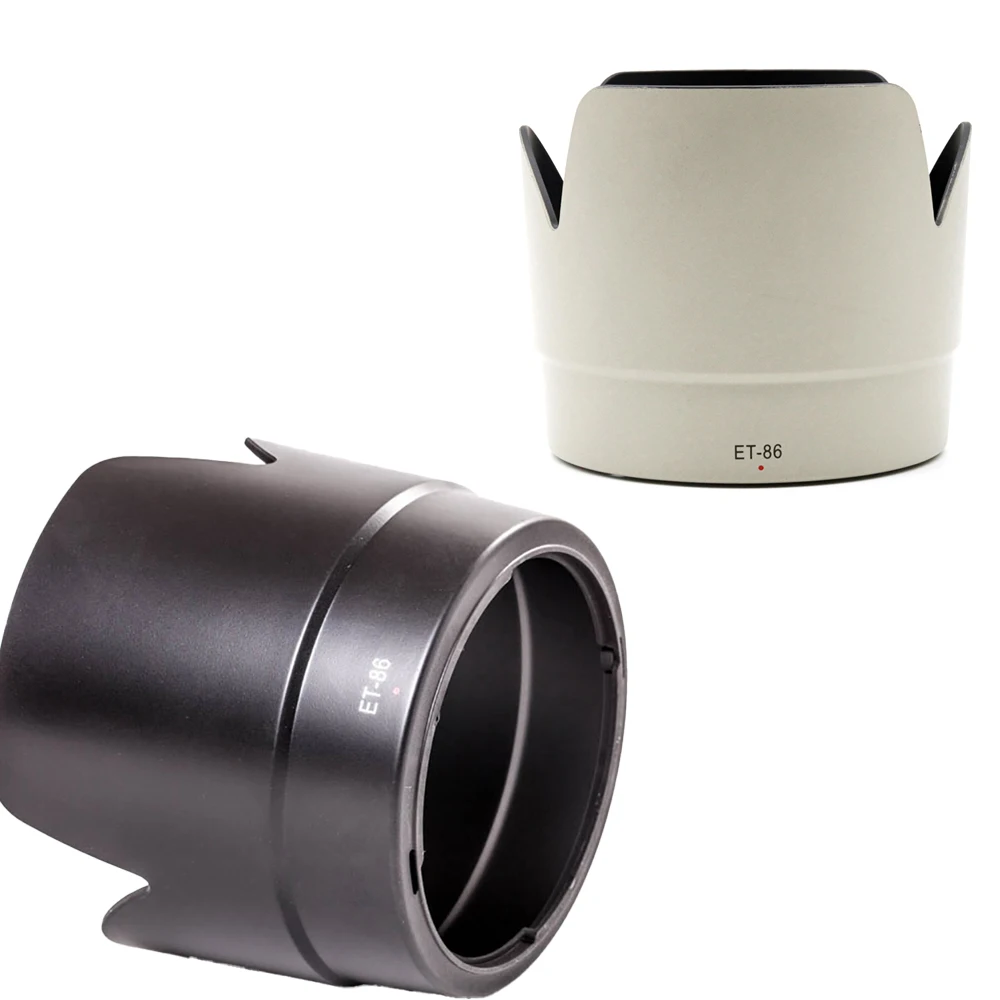 ET-86 ET86 Bayonet Lens Hood For Canon EF 70-200mm f/2.8 L USM IS Camera Lens Hood White/Black