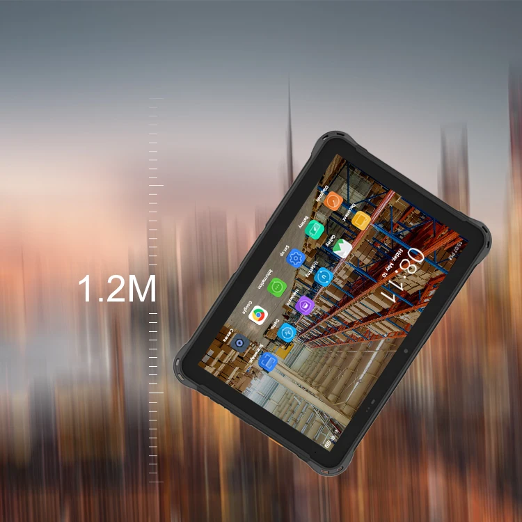 Urovo P8100P New 10 Inch Qualcomm Android 13 Rugged Tablet IP67 Waterproof 4G NFC GPS 4G/5G Handheld Industrial Barcode ScannerA