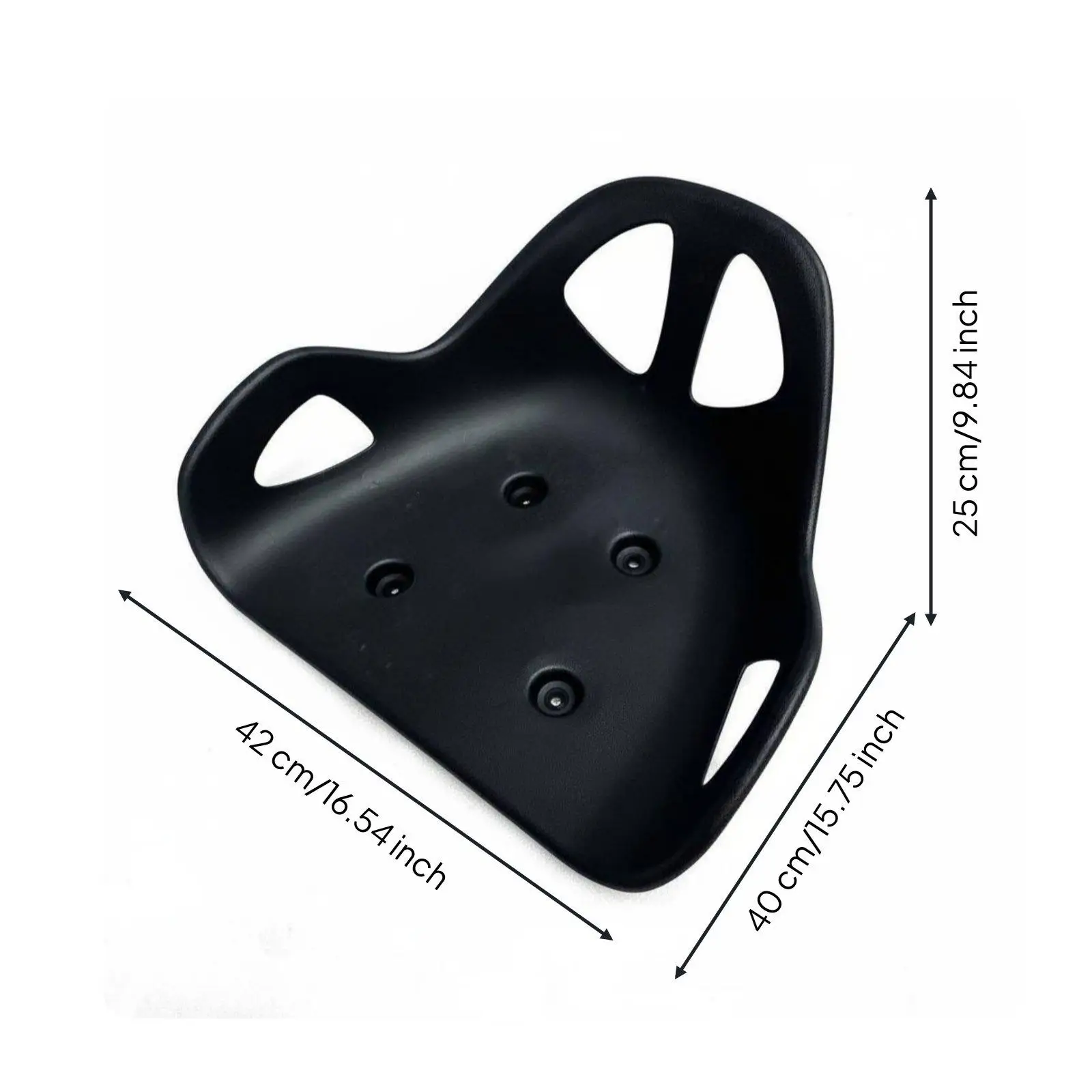 Synthetic Material Seat Stable Replacement Seat for 4 Wheels 3 Seats Electric Compact Mini Car Drift Trike Workshop Use