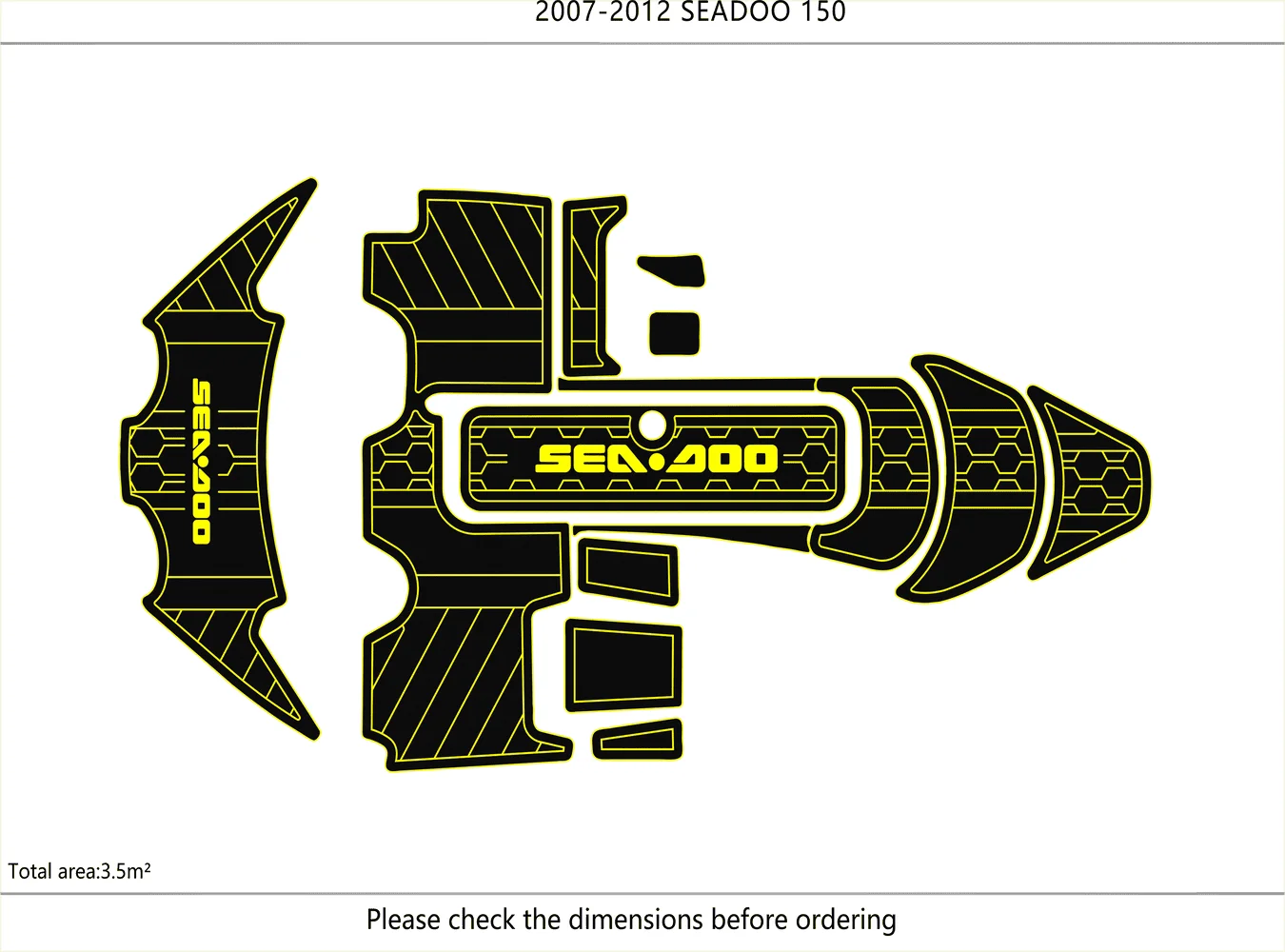 2007-2012 Sea Doo 150  Speedster1/4