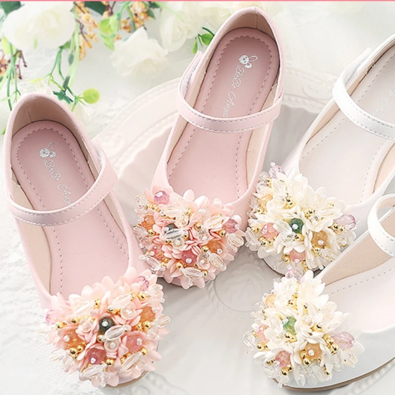 Zapatos Niña Luxury Girl Leather Shoe Autumn New Child Mary Jane Shoe Fashion Princess Shoes Soft Sole Casual Shoes Kid Shoe 구두