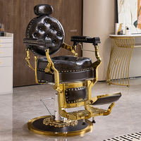 Professional vintage barber chair hairdressing hydraulic recliner rotatable Barber Chair