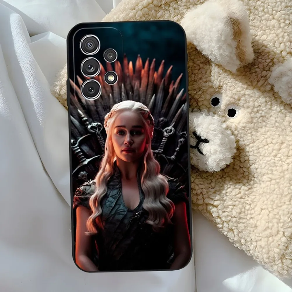 Emilia Clarke Telefoon Hoesje Voor Sumsung Galaxy S24 S23 S22 S21 S20 A24 A34 A54 A53 N20 M54 Fe Plus Ultra Cover