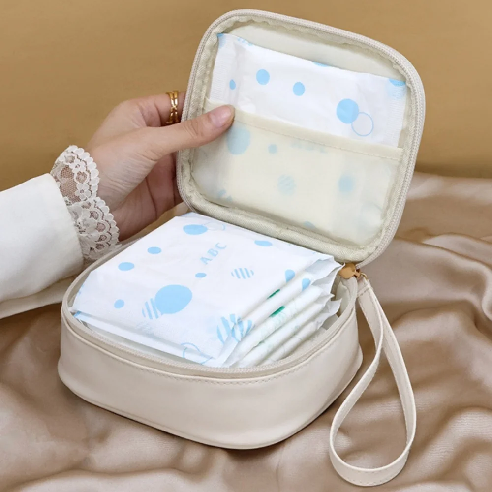 

Travel Makeup Organizer Stylish Makeup Bag Pu Leather Cosmetic Bag Portable Storage Bag For Gift For Makeup Lovers