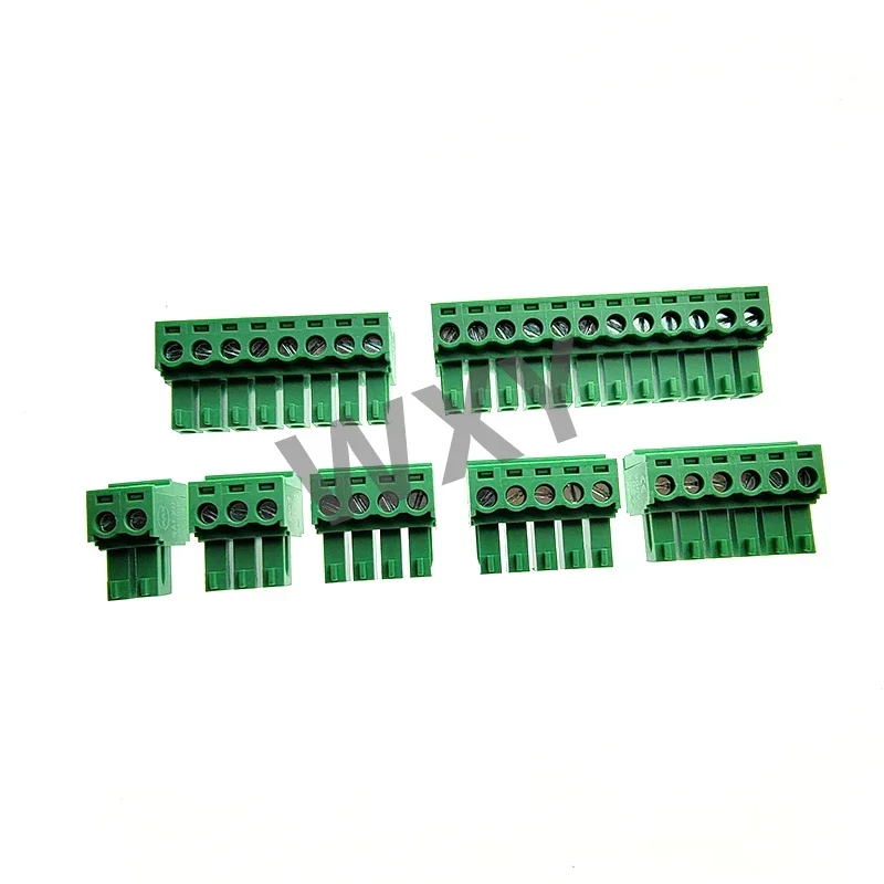 15EDG 3.81mm Pitch KF2EDG PCB Screw Terminal Block Connector Plug-Pin Curved Pin Straight Pin header 2P/3/4/5/6/7/8/9/10/12Pin