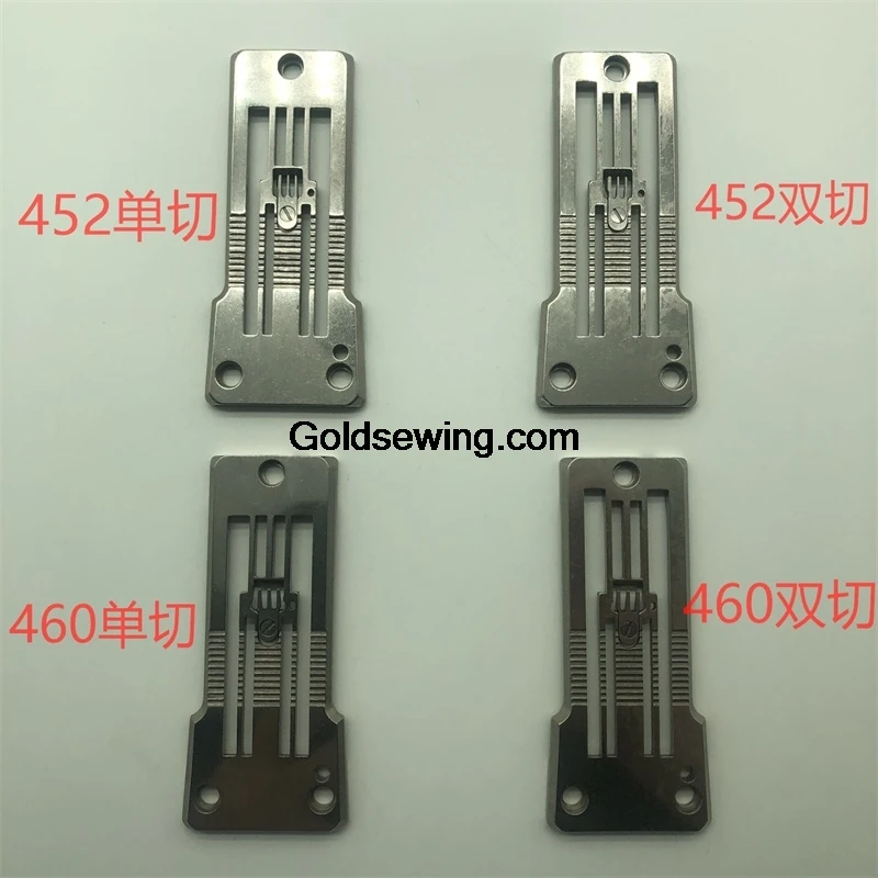 68490 Needle Plate Single Cut Double Cutting Iron Plate for Yamato Fd-62 Kingtex Shingrui Four-Pin Six-Lane Sewing Machine 452