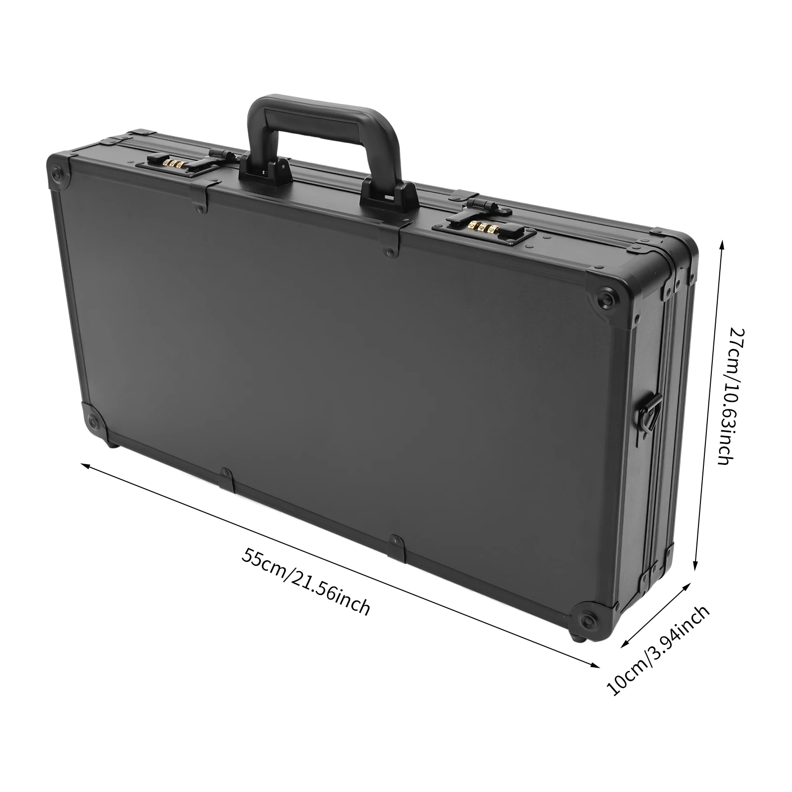 Large Barber Carrying Case with Code Lock, Hairdresser Tool Box Organizer Traveling Case, Portable Travel Barber Suitcase