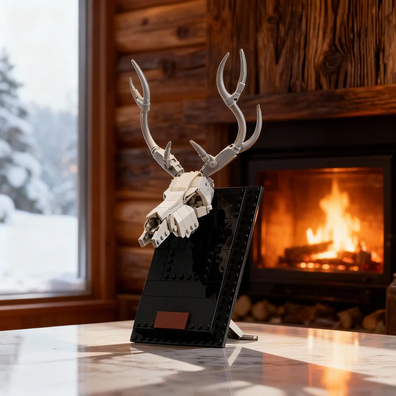 

275PCS Deer Skull Fossils MOC Educational Building Blocks DIY Creative Toy Gift For Kids Birthday Christmas