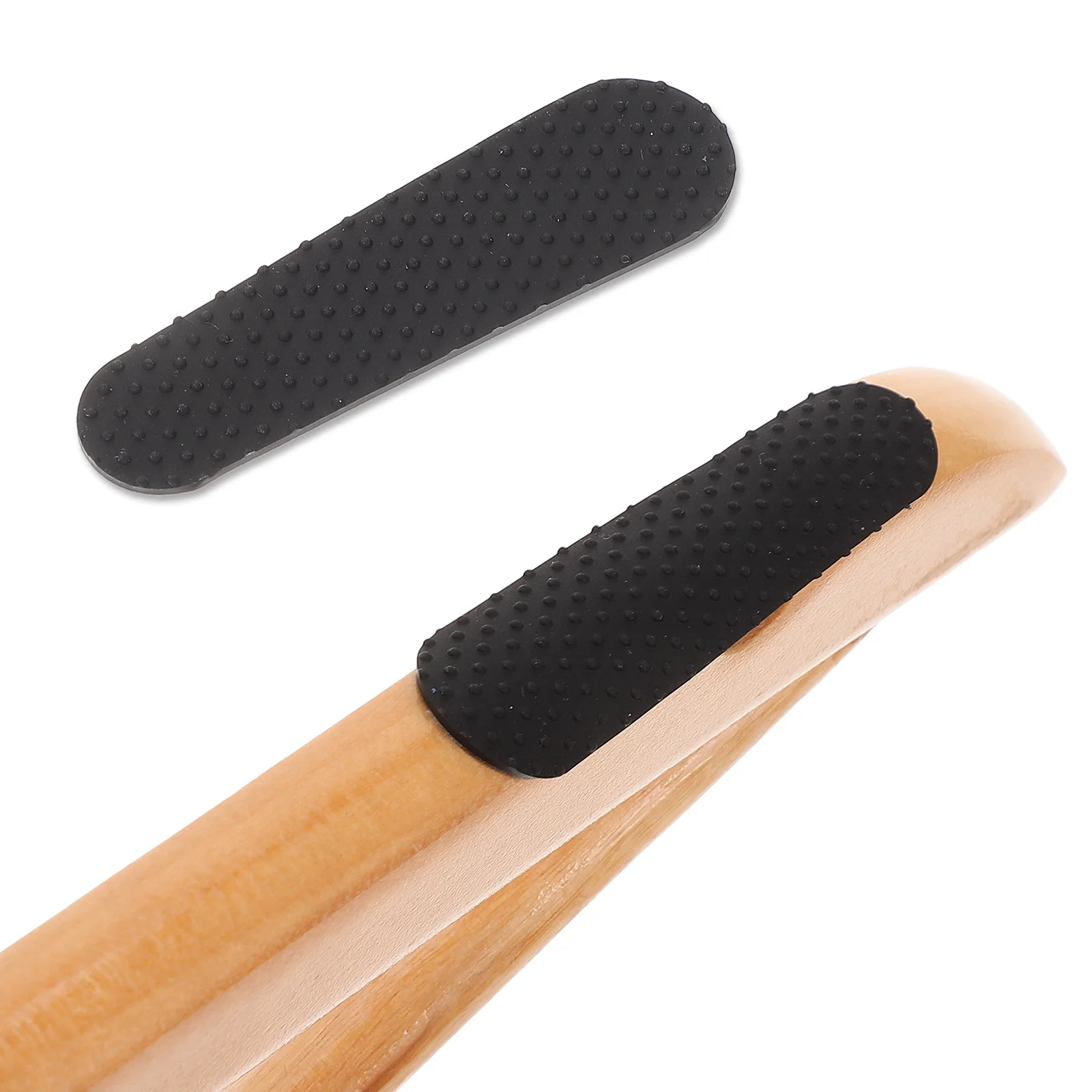 

100Pcs Silicone Anti-Slip Hanger Strips Adhesive Grips for Clothes Hangers Non-Skid Wardrobe Solutions for Skirts Jackets