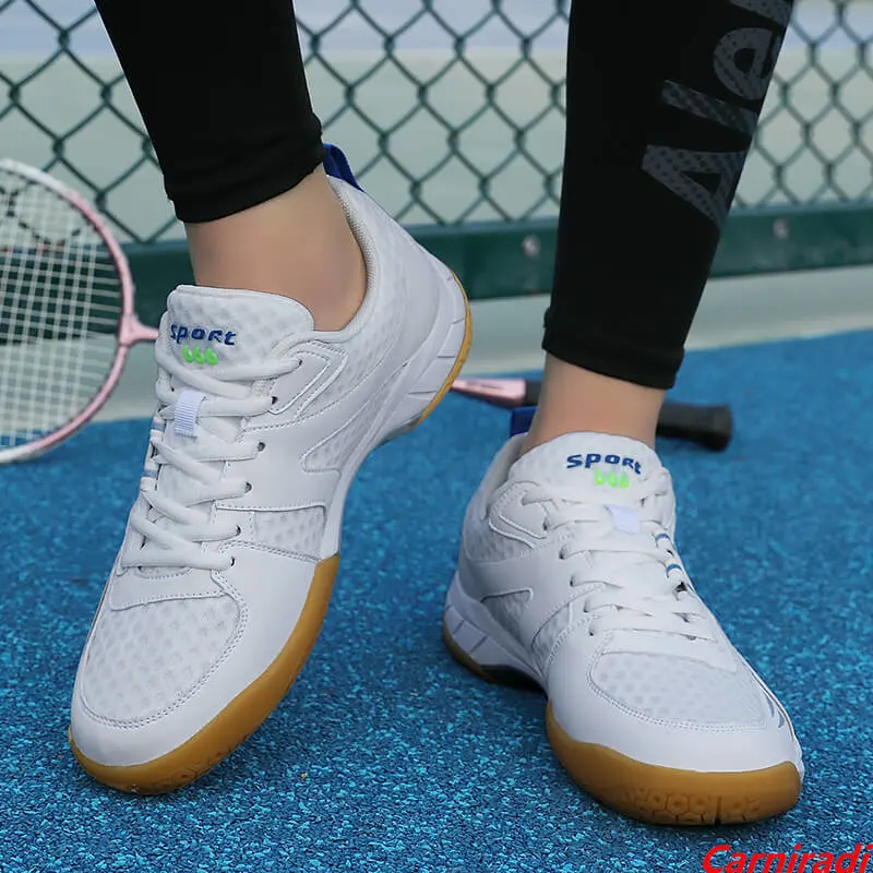 Unisex Professional Athletic Training Badminton Shoes Women Anti-slippery Shock-absorbant Sneakers Men Breathable Tennis Shoe