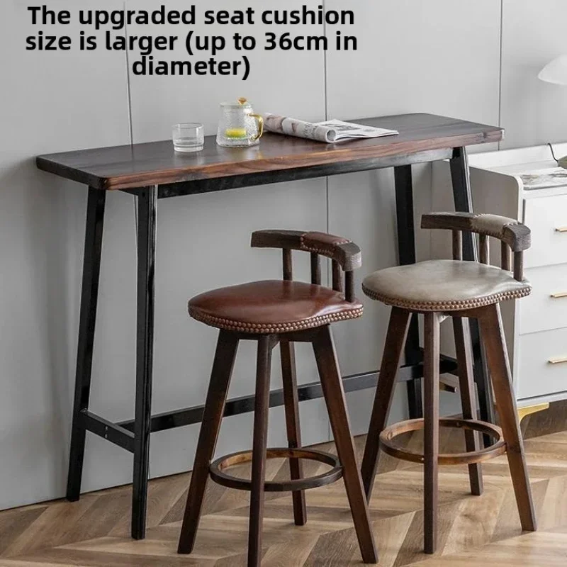 Multi-functional Bar chair revolving bar chair front desk high chair bar stool  solid
