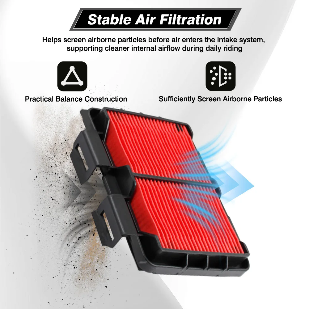 Motorcycle Air Filter For Honda CRF250L CRF250M-E CMX250 CMX300 CMX500 CL500 17220-KZZ-900 17220-KZZ-J00 1-003-178-712