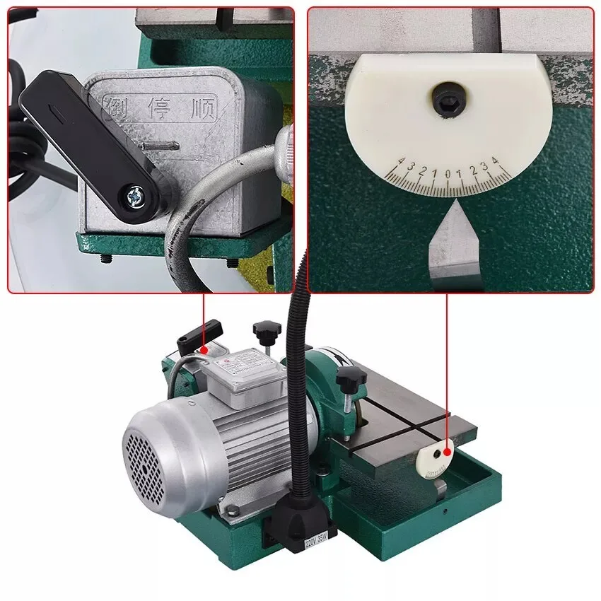 370W 2800rpm Turning Tool Grinding Machine Desktop Universal Sharpener Knife Grinder Electric Sharpening Machine 220V/380V