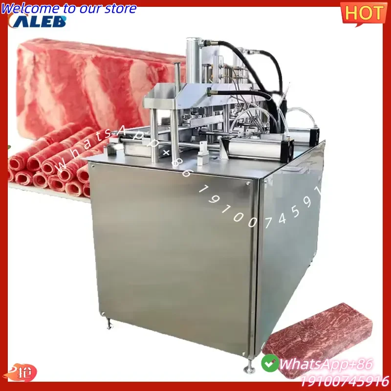 

2026Hot High Efficiency Hydraulic Double Head Meat Forming Machine Automatic Beef Block Press Shaping Machinery